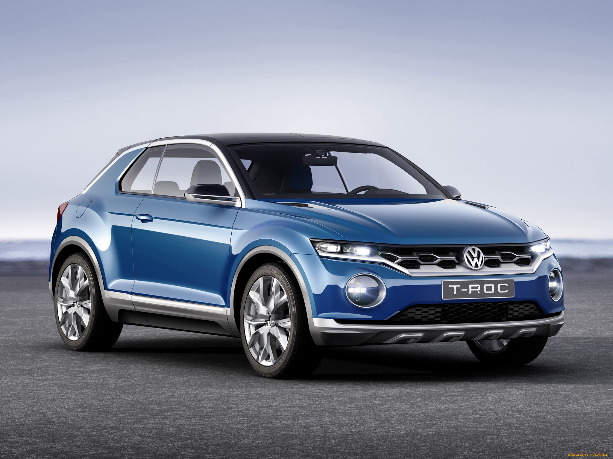 , volkswagen, t-roc, concept, 2014, 